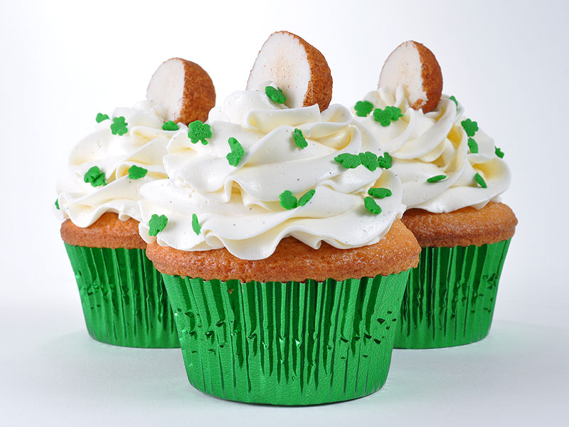 Vanilla with Irish Cream pastry cream filling and <a href='http://www.ohryans.net/'>Irish Potatoes</a><br>March 15