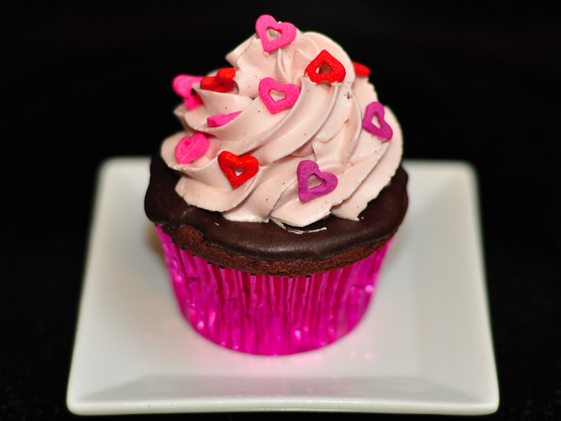 Chocolate with cherry filling & frosting<br>February 13