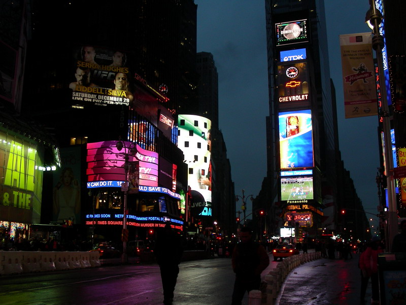 Times Square, December 2007