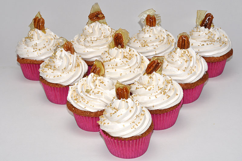 Maple-pecan with maple buttercream and pecan brittle<br>August 26