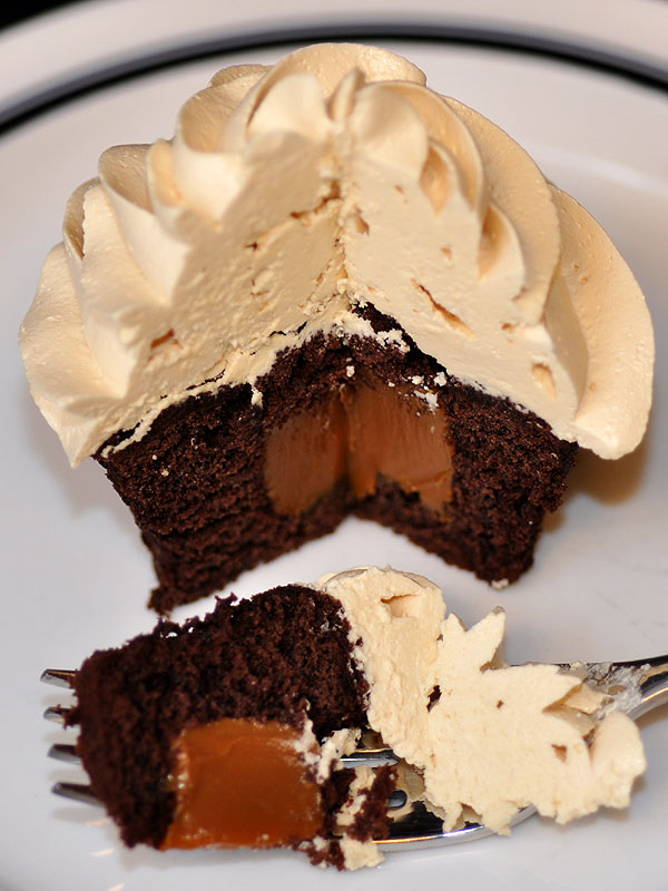 Chocolate with dulce de leche filling & frosting<br>January 14