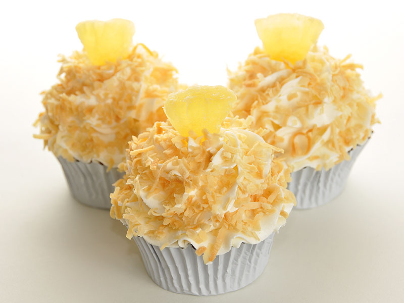 Toasted coconut with pineapple filling<br>March 2
