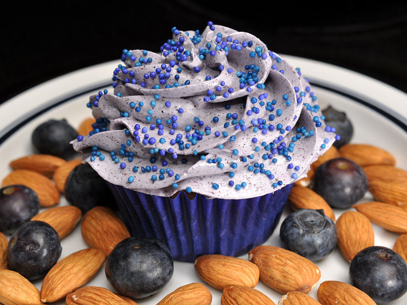 Almond with blueberry filling and frosting <i>(gf)</i><br>May 19